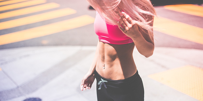 como es la recuperacion muscular Chica con recuperación muscular