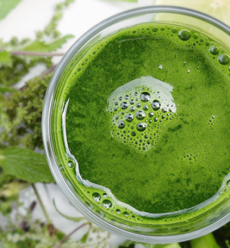 Smoothie verde detox deportistas